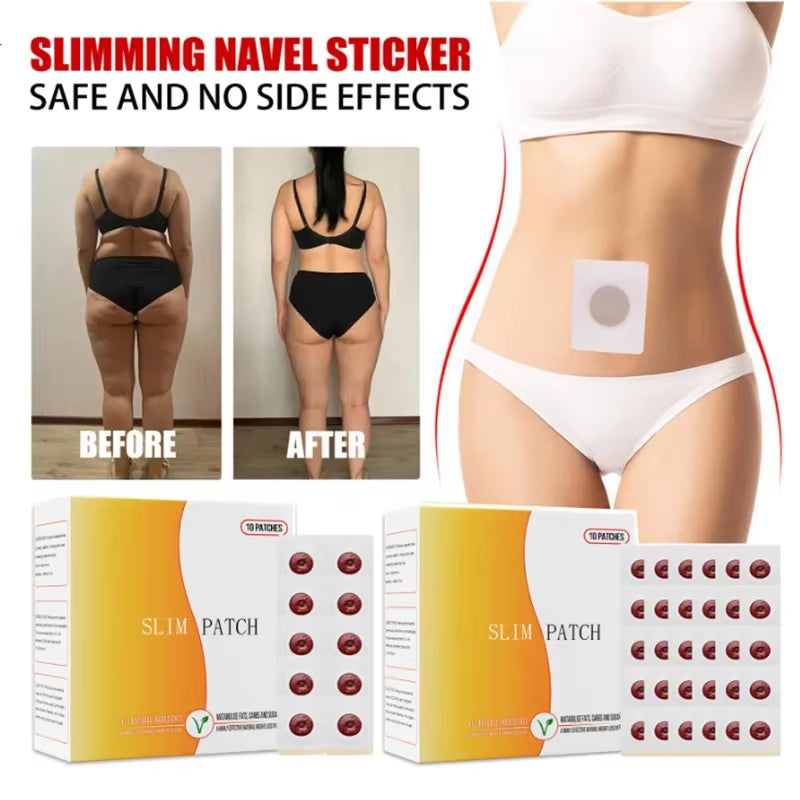 Weight Loss Belly Slimming Patch Fast Burning Fat Detox Abdominal Navel Sticker Dampness-Evil Removal Improve Stomach Magnetic