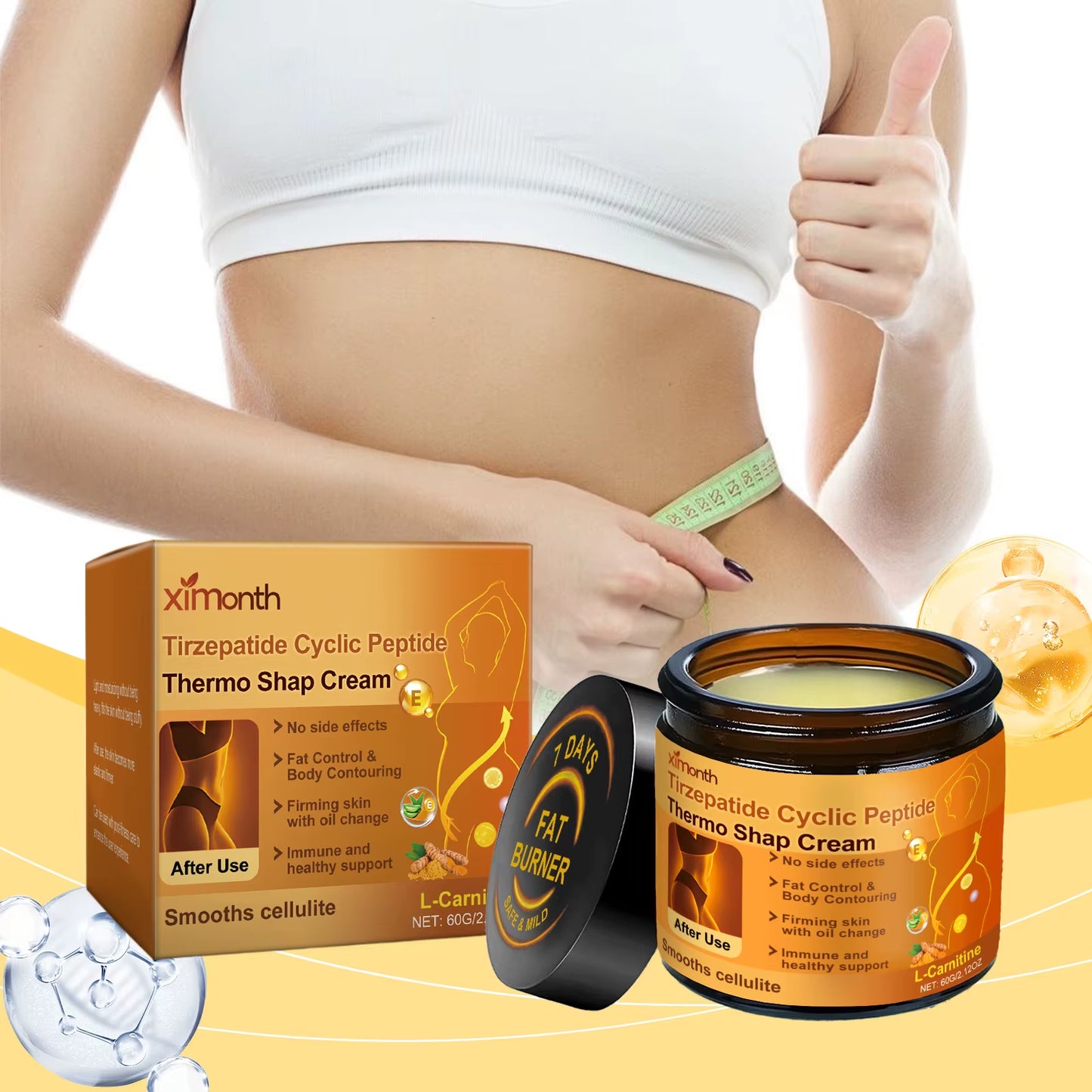 Fat Burner Cream anti Cellulite Firming Belly Leg Body Weight Loss Fitness Shaping Moisturizing Nourish Massage Slimming Cream