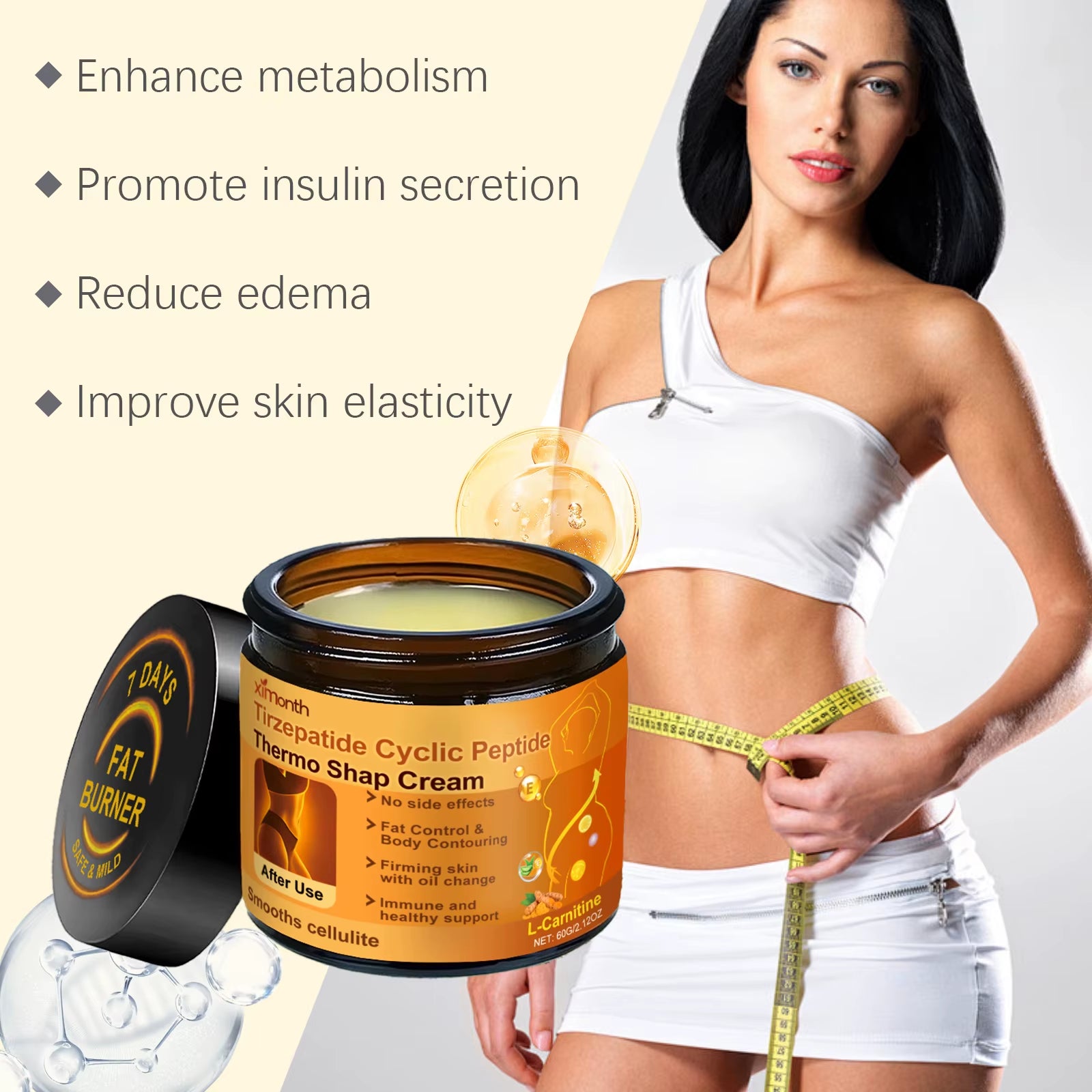 Fat Burner Cream anti Cellulite Firming Belly Leg Body Weight Loss Fitness Shaping Moisturizing Nourish Massage Slimming Cream